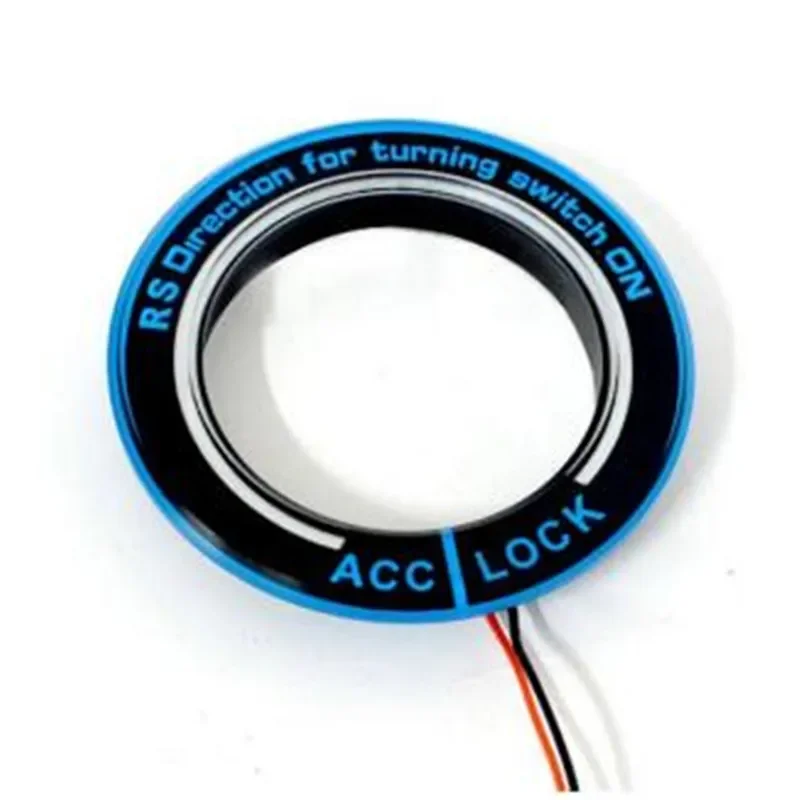 Car light LED Ignition Switch cover/Ring key ring decoration stickers for Ford Focus 2 /Focus 3 4 MK3 MK4 2005-2016/ Kuga/MONDEO