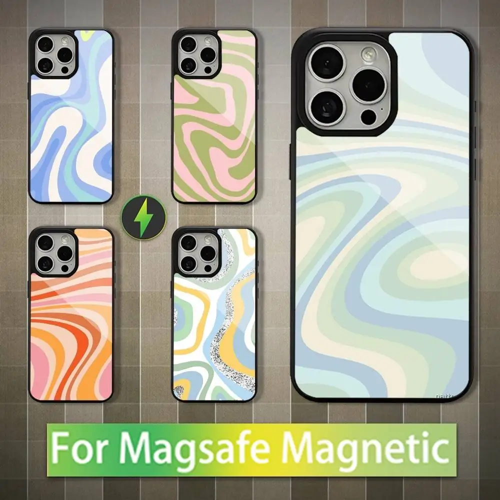 

Abstract Art Swirl Graffiti Phone Case For iPhone 16,15,14,13,12,11,Pro,Max,Plus,Mini,Magsafe,Magnetic Wireless Charging Case