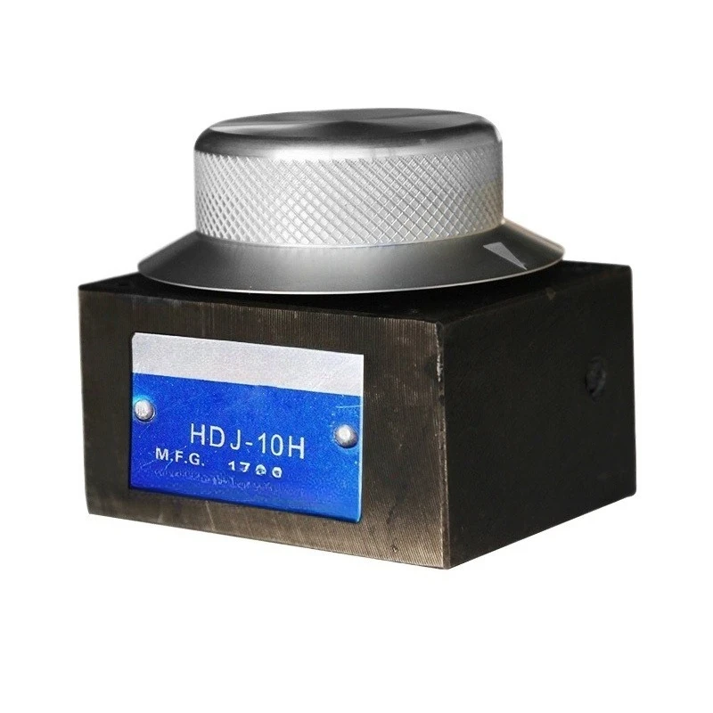 La fábrica original proporciona una válvula de mariposa hidráulica HDJ-10H FNC-02 como válvula de control de velocidad para accesorios de sierra de cinta