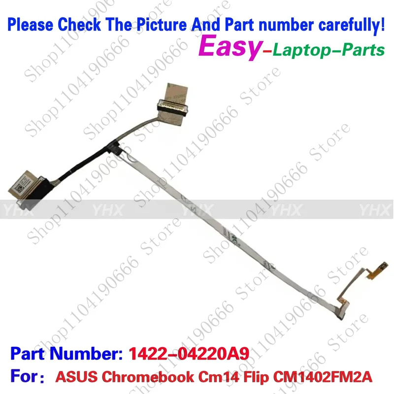 

bd New For ASUS Chromebook Cm14 Flip CM1402FM2A EDP H-BAR CABLE 1422-04220A9.