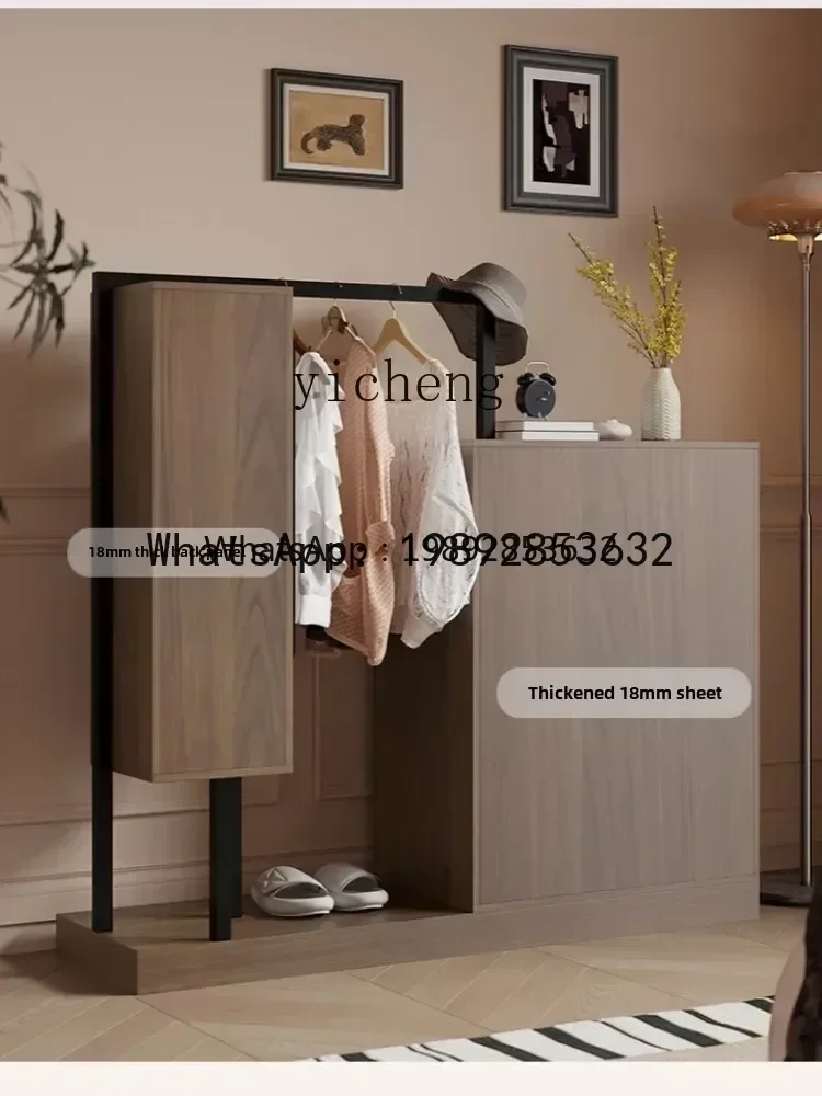 chest, coat rack integrated against the wall, bedroom storage, locker, solid wood hanger, drawer, small cabinet
