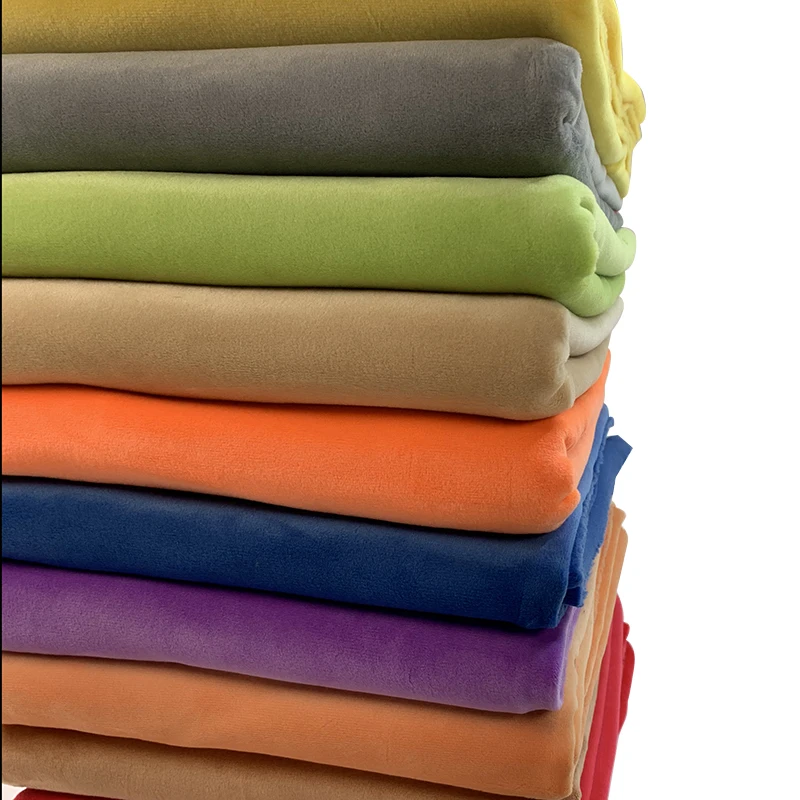 Stretch Plush Fabric, 40 Colors for DIY Sewing