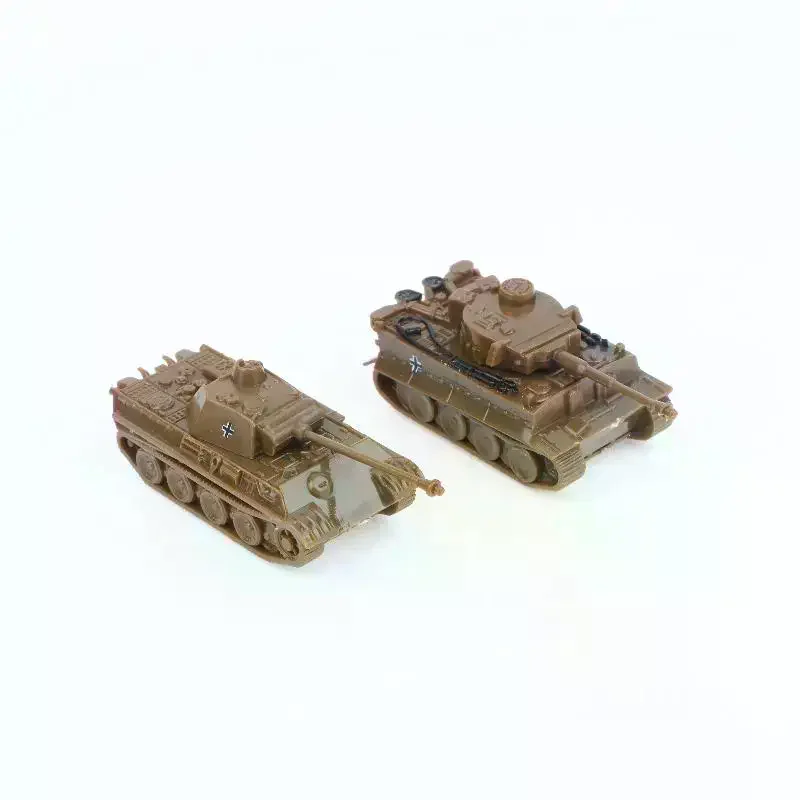 /Cna/Realistic 1/144 Scale 4D Military Model 2Pcs Finished Tank Rocket Launcher Infantry Fighting Vehicle for Sandtable