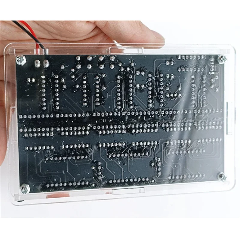 

DC 4.5V-5.5V 6-Bit Digital Circuit Clock Kit, Electronic Clock Teaching And Practical Training, Welding And DIY Accessories