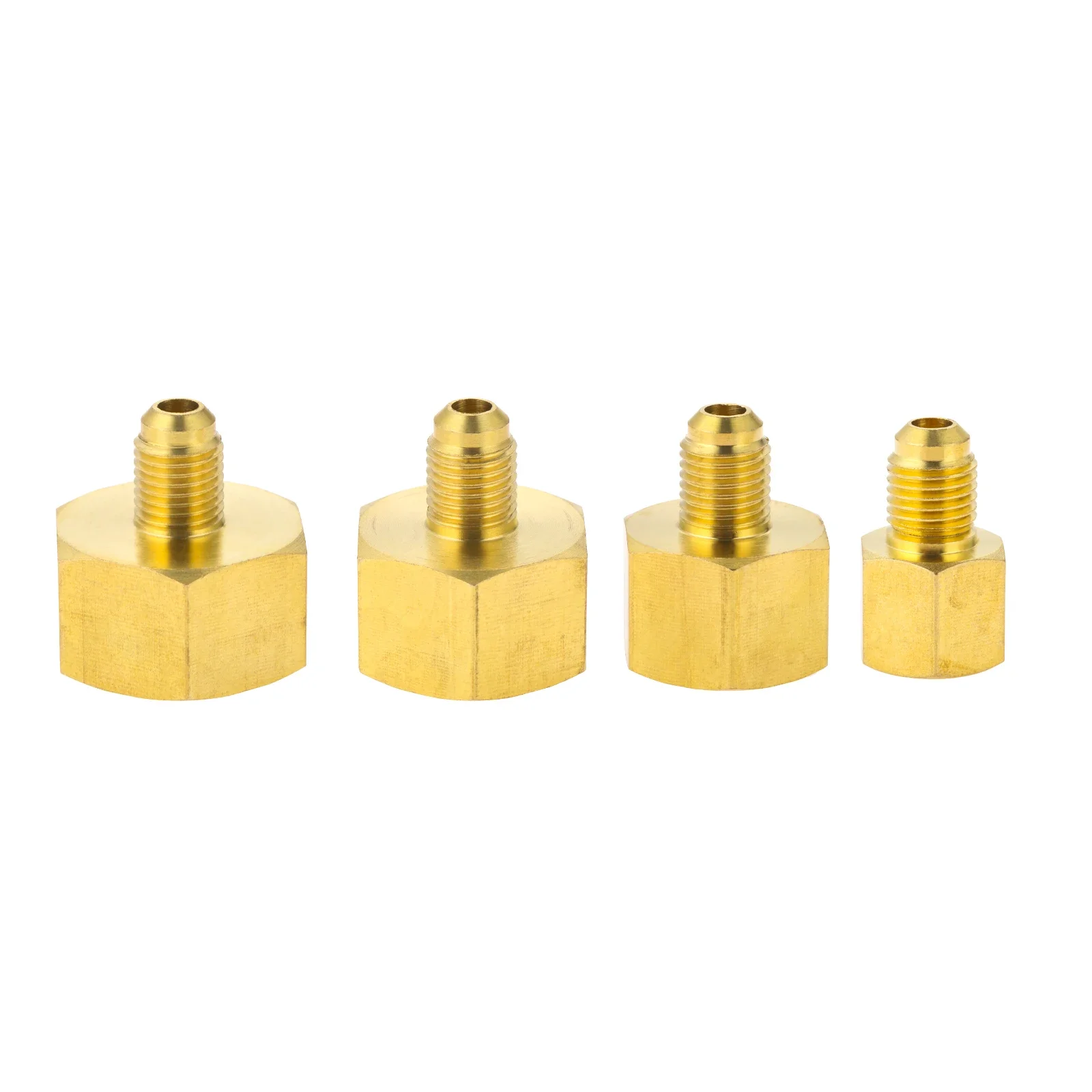 4PCS Brass Pipe Fitting 1/4