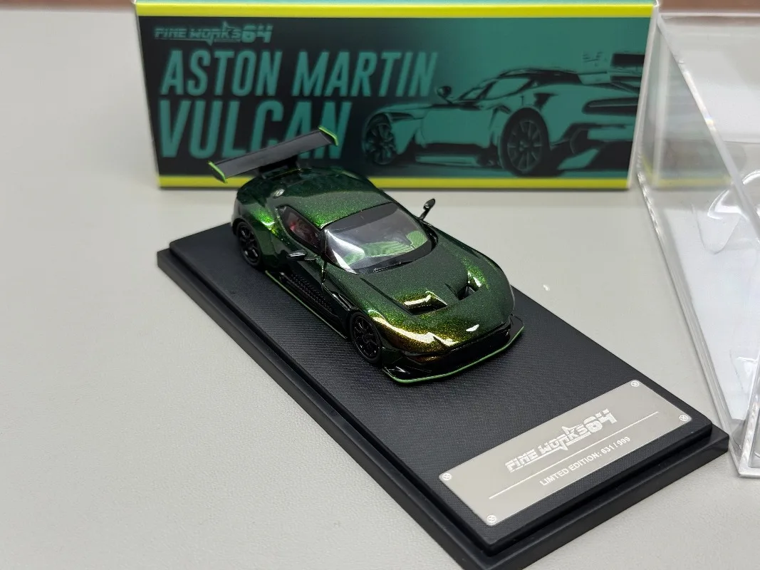 Limited edition 1:64 green alloy die-cast miniature simulation car model creative decorative item for Foshan Exhibition