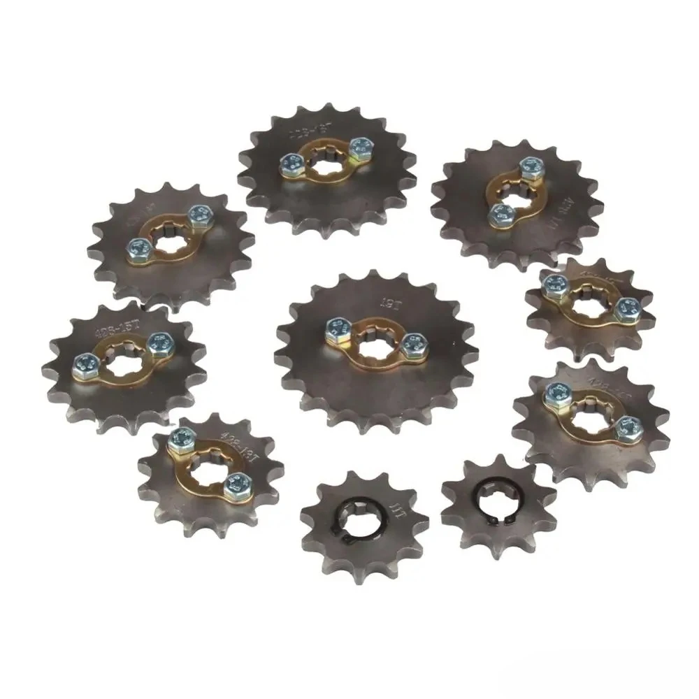 428 # 17mm 10 11 12 13 14 15 16 17 18 19 Zähne Vorderes Motorritzel für Dirt Pit Bike Monkey Dax ATV Quad Buggy Motorradkette – Detail 1