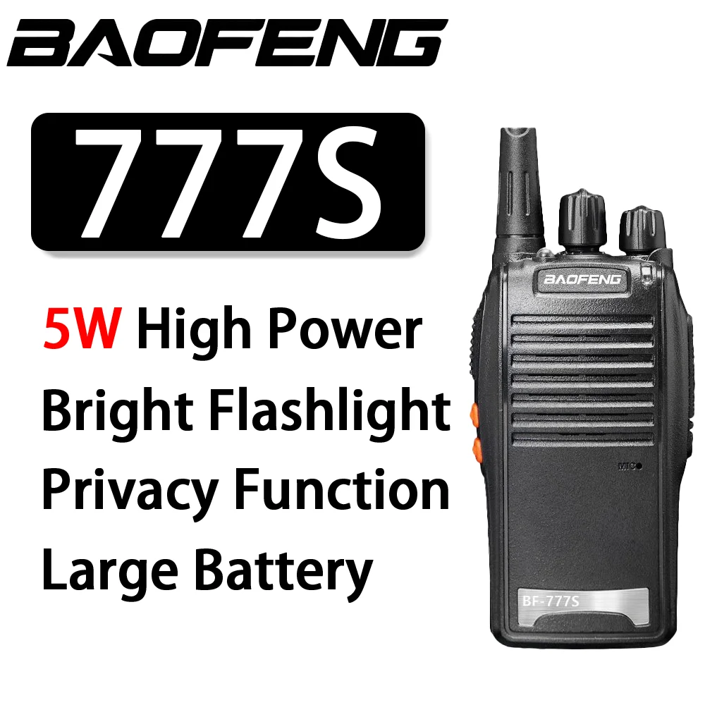baofeng-bf-777s-uhf無線機、建設現場、ホテル、受付向けポータブルアウトドア機器