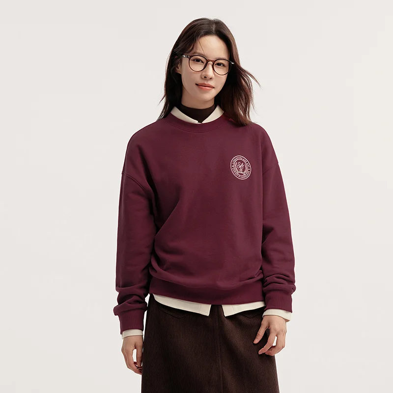 

Semir свитер женский оверсайз с подогревом и антибактериальный новый зимний флисовый топ с вышивкой