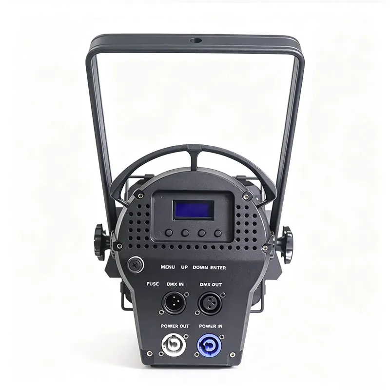 Zoomable Stage Light 200W LED Threaded Glass Condenser Lens  Adjustable Beam Angle Spotlight Soft Light Effect for Wedding Stage