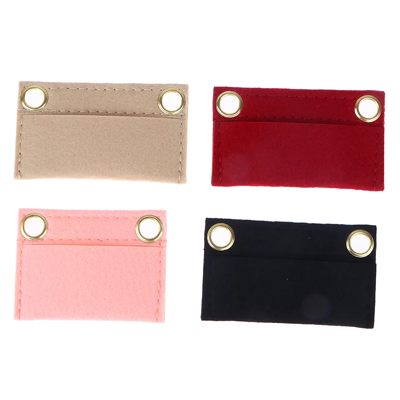 Felt Wallet Bag Liner Card Package Internal Layer Retrofitted Crossbody Bag Chain Inner Container Organzier Bag Part Accessories