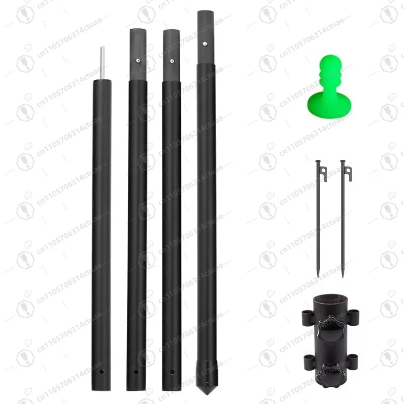 

Ultra-light pipe diameter 19mm elastic rope connection foldable carbon fiber camping tent tarp pole