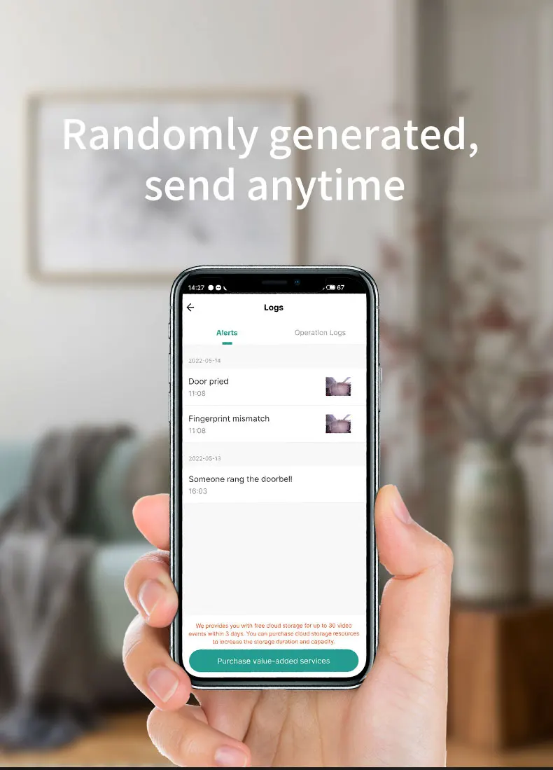 أقفال ذكية عالية الجودة للتحكم الصوتي بتقنية زيجبي، مفتاح بطاقة WiFi، توافق الهاتف الذكي لأثاث الباب الأمامي السحابي