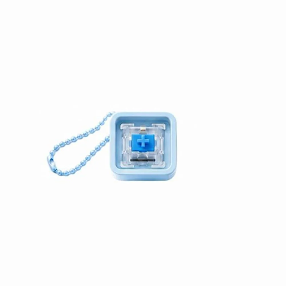 1-7Key Keyboard Fidget Clicker Toy Clicky Switch Keychain Attachment Mechanical Fidget Keychain Relaxing Finger Stress Toy