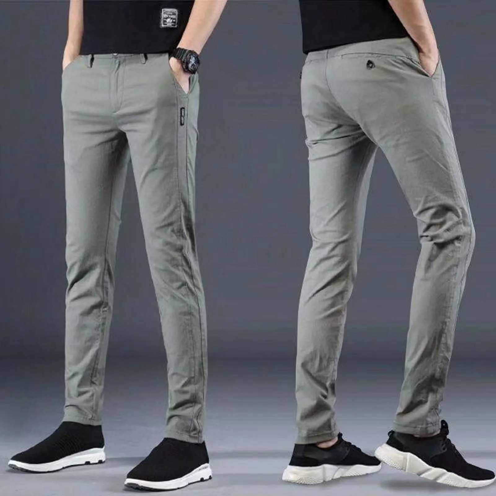 Mens Summer Slim Pants Quick Dryling Comfort Straight Fit Pant for Fitness Running Enthusiasts Gifts