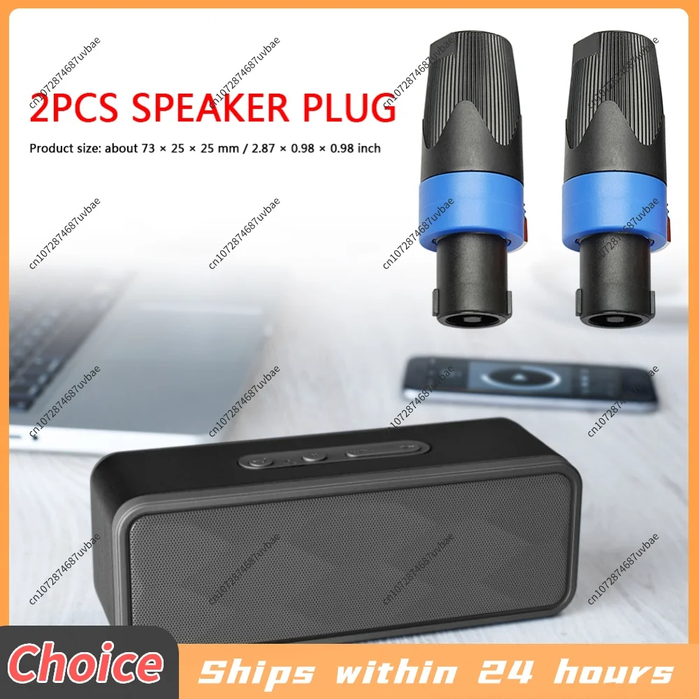 10PCS 4-Pole 4Pin NL4FC Speaker Connector Ohm Plug Speaker Audio Cable Adapter Twist Lock 4 Pin Speakon Female Jack Accessories