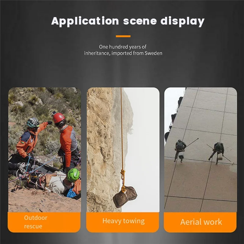 Camnal Climbing Pulley Professional Rock Climb Accessory Firm Load-Bearing Ascender Lifter Equipment For Outdoor Sport Rescue