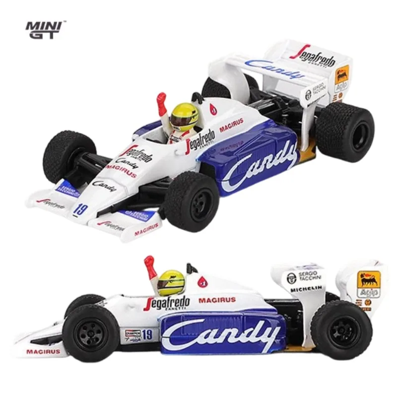 

MINI GT 1:64 #1118 Toleman TG184 19th model of cast-in-silicon alloy car, a gift for friends, an adult collection piece.