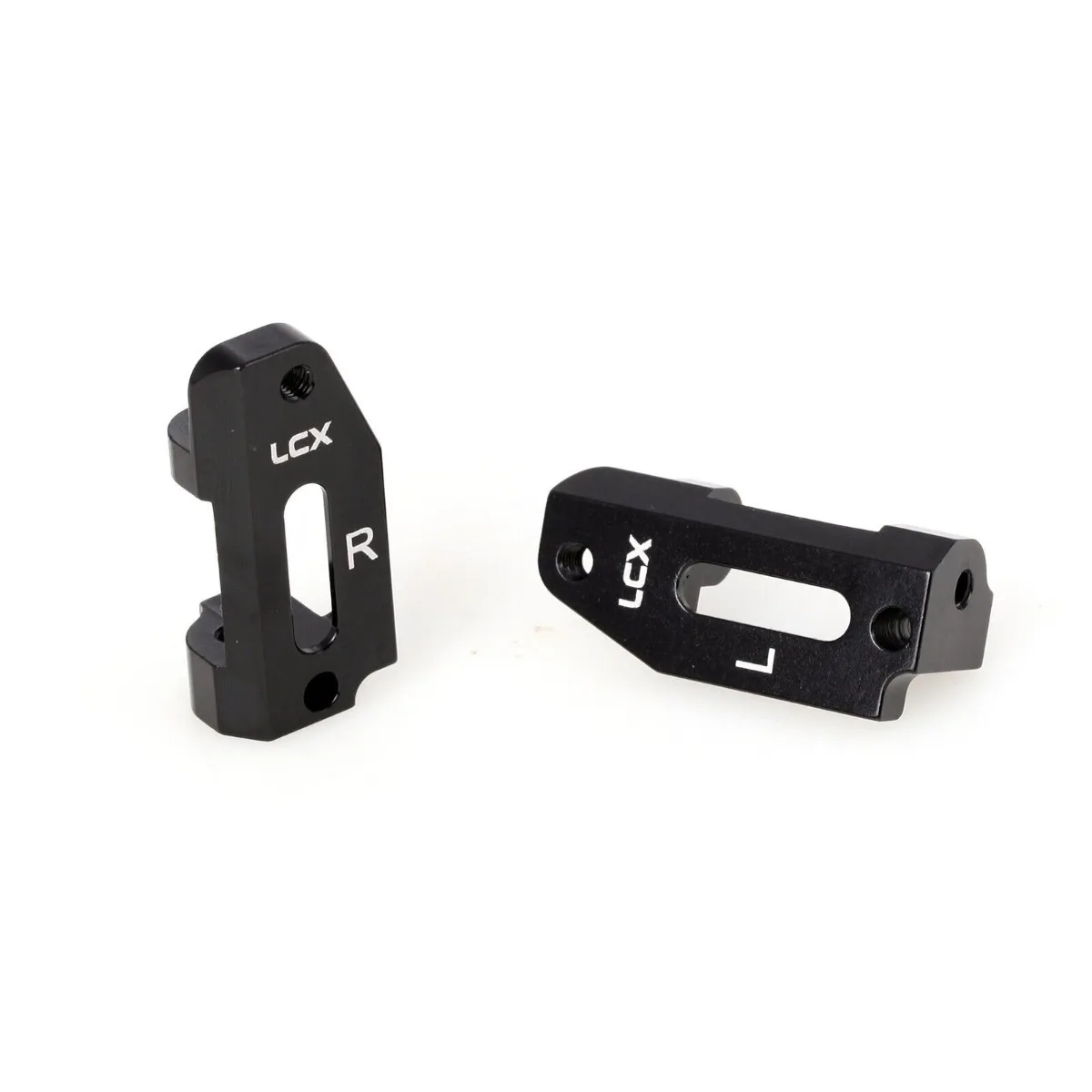 LCX Racing 1/10 RC Truck CNC Aluminum Front Steering Caster Blocks for Traxxas Drag Slash 1967 C10 Upgrades Parts Accessories