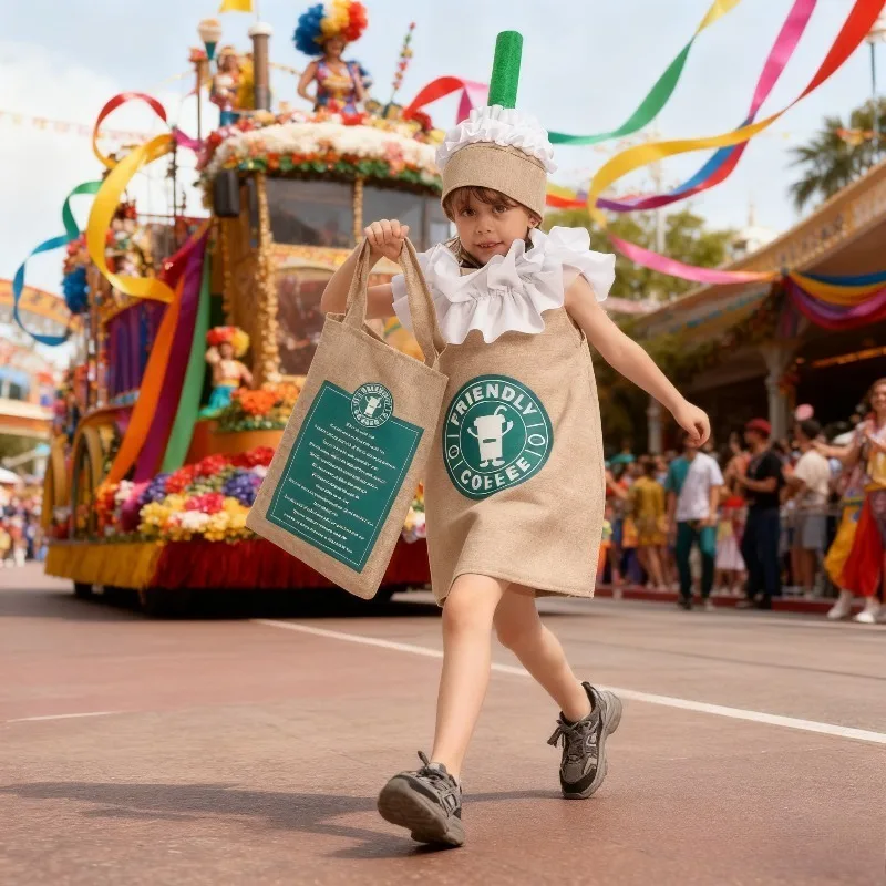 

Карнавальный мяч для макияжа, костюм для выступлений, креативный костюм для ролевых игр, костюм для выступления на сцене, набор для укладки еды