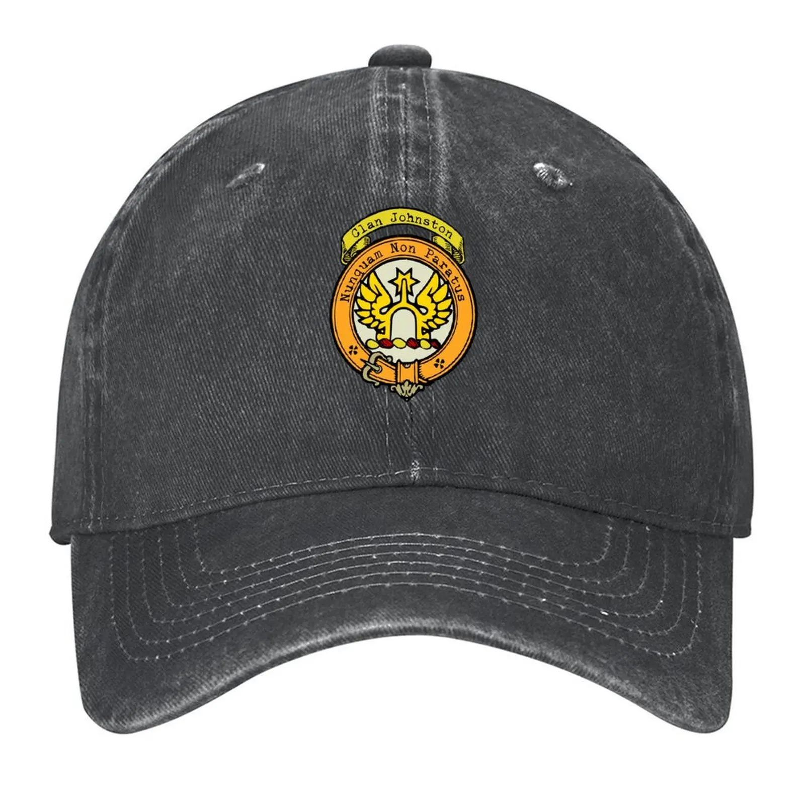 

Johnston Clan Surname crest Baseball Cap sun caps Golf Hat Golf Wear Mountaineering Mens Tennis Women's