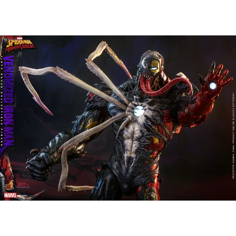 HEISSES SPIELZEUG Osoriginal 1\6 Mobile Puppe ACS 004 Animierter Spider Man: Maximal Venom Venom Iron Man Anime Actionfigur Modellspielzeug