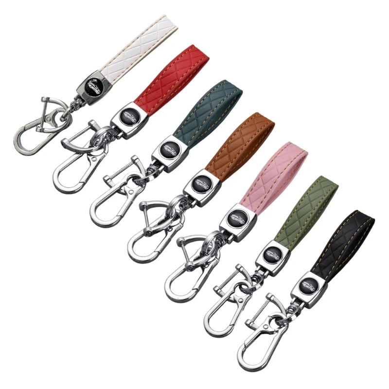Trend Interwoven PU & Metal Keychain Perfect As Functional Jewelry Piece Gift