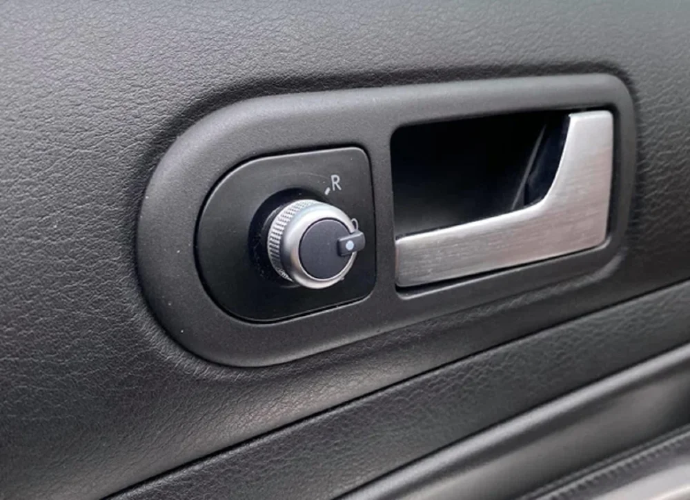 

Exquisite Show-Quality Rs Style Matt Chrome Rear View Side Mirror Switch Knob Heat Mirror For Golf Mk4 Passat B5 Rhd Car