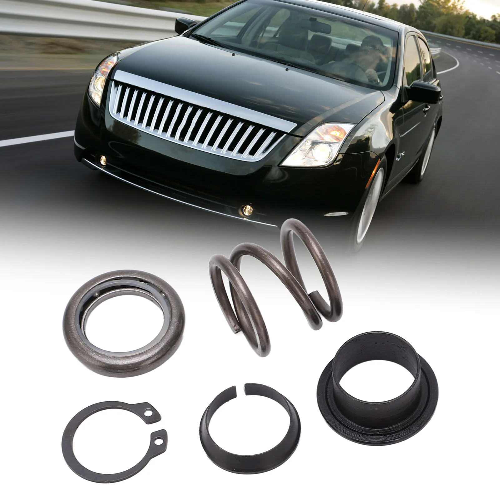 

Автомобильный аксессуар, комплект верхнего подшипника рулевой колонки F4DZ 3517, внутренняя гоночная втулка, пружинная защелка, замена для F4DZ 3517 A