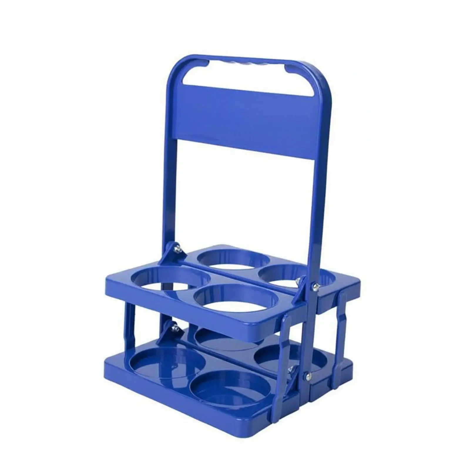 Foldable Plastic Beer Crate Drink Organizer Bottle Carrier Lightweight Beverage Holder for Party Gathering