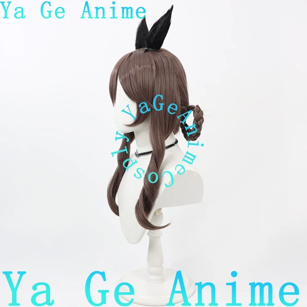 Wig Cosplay Uma Musume Pretty Derby Gentildonna Ekor Anime Game Halloween Karnaval Pesta Rambut Sintetis Tahan Panas