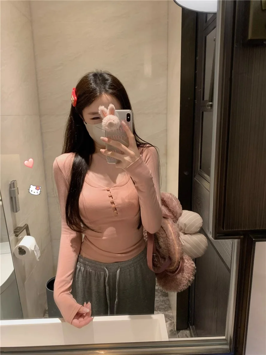 

Футболки с длинными рукавами, женские милые топы с цветочным принтом, свободная посадка, дышащий хлопок, удобный ретро, осенний отдых, романтический вид