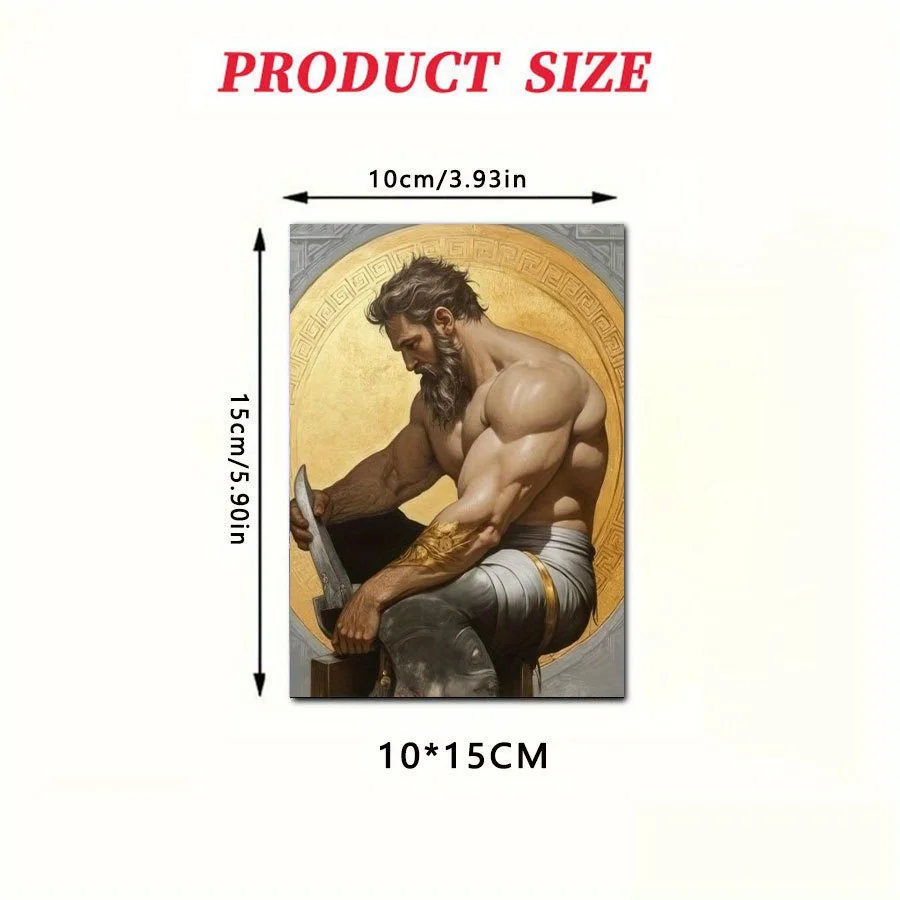 20PCS Ancient Greek Character Art Poster Wall Decoration Postcard, Reusable, Mailable and Collectible
