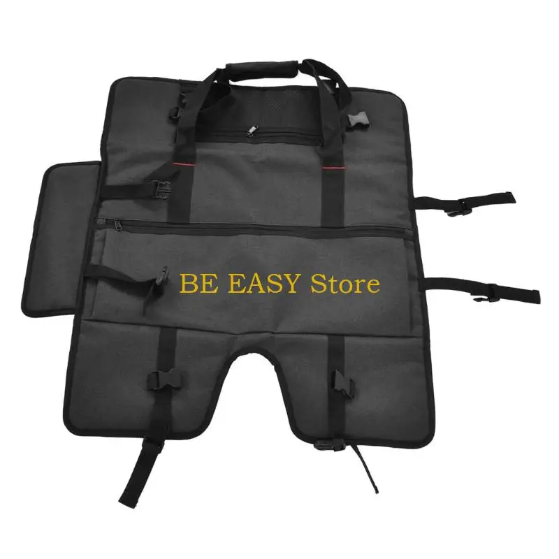 

E28F Monitor Travel Cover Water Resistant Case With Storage Pocket Dustproof Protective Carrying Bag for Desktop Computer