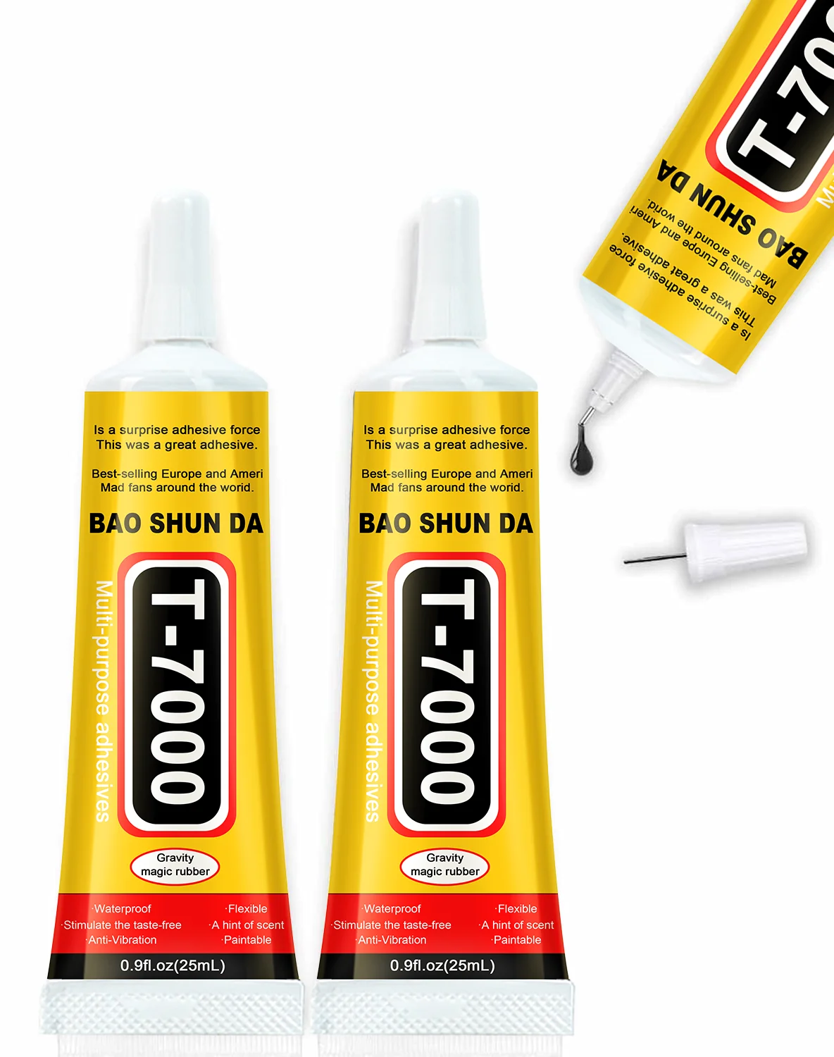 T-7000-Black Strong Adhesive, a High-Performance Waterproof Adhesive for Precision Maintenance, Is Very Suitable for Telephones, Electronics, Mobile Phone Screens, Jewelry, and Electronic Products.