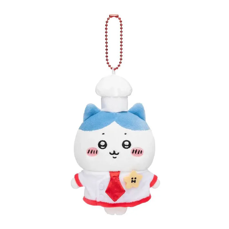 Simpatico cappello da cuoco Serie Chiikawa Tessuto di pelliccia Borsa per bambola Appendiabiti Decor Articolo in magazzino Portachiavi Nagano Hachiwer Achii Usagi Peluche