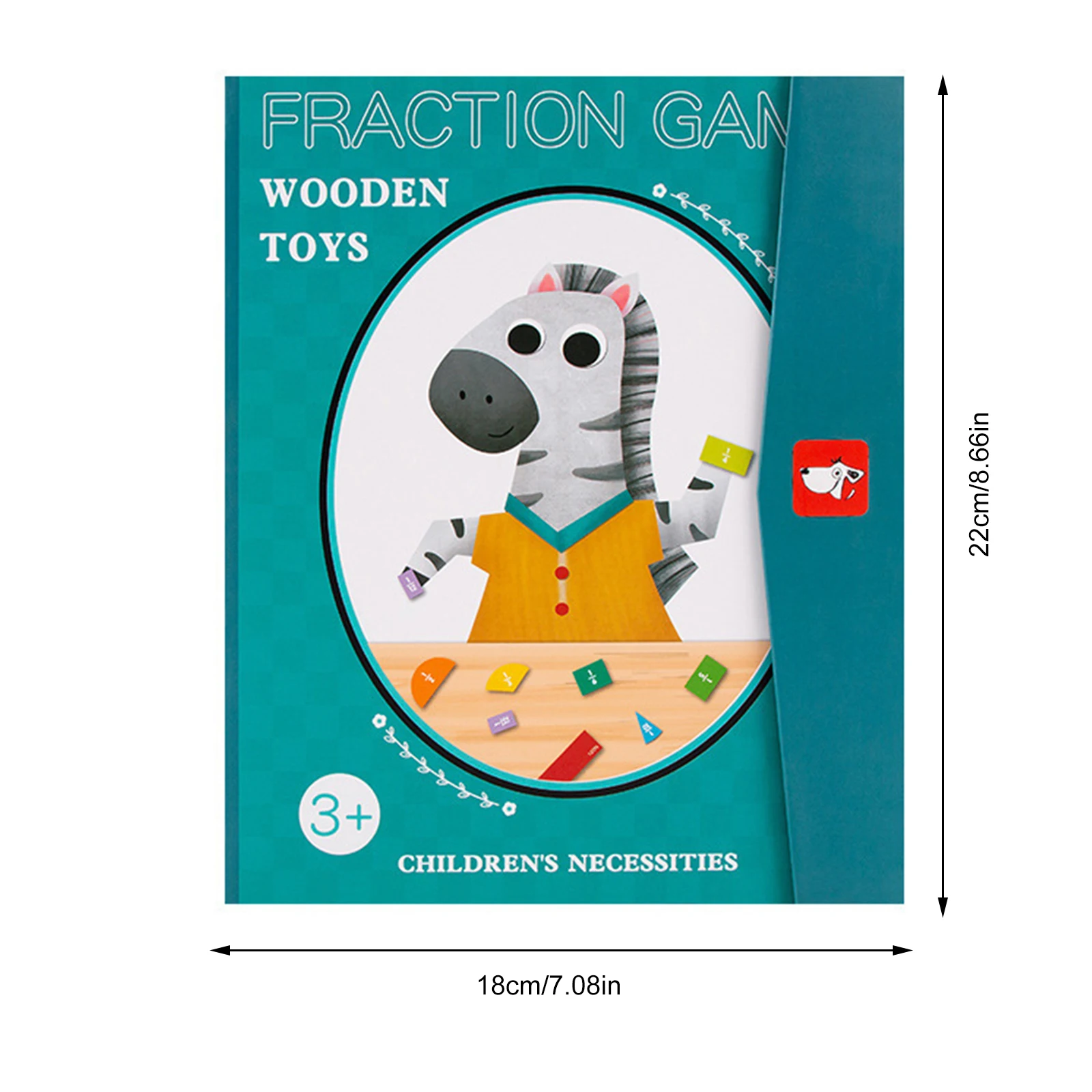 Magnetic Fraction Calculation Education Tool Math Manipulatives Set Magnetic Fraction Educational Puzzle for Kids