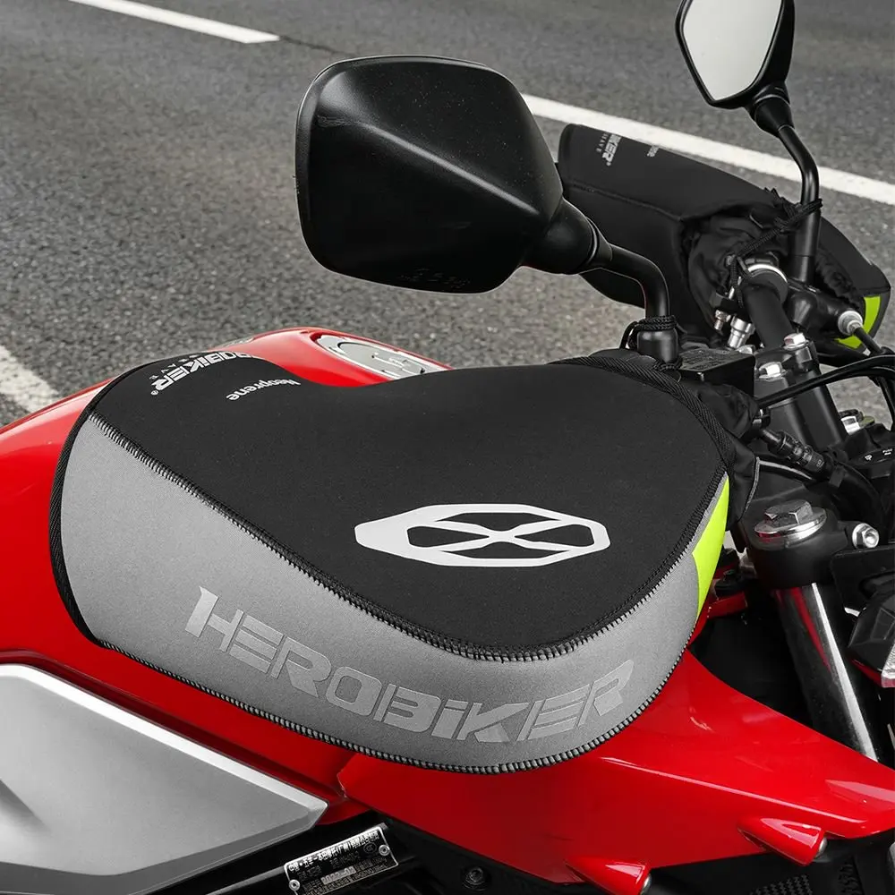 1Pair Winter Warmer Motorcycle Gloves Handlebar Muffs Protective Motorcycle Scooter Thick Warm Grip Handle Bar Muff Rainproof