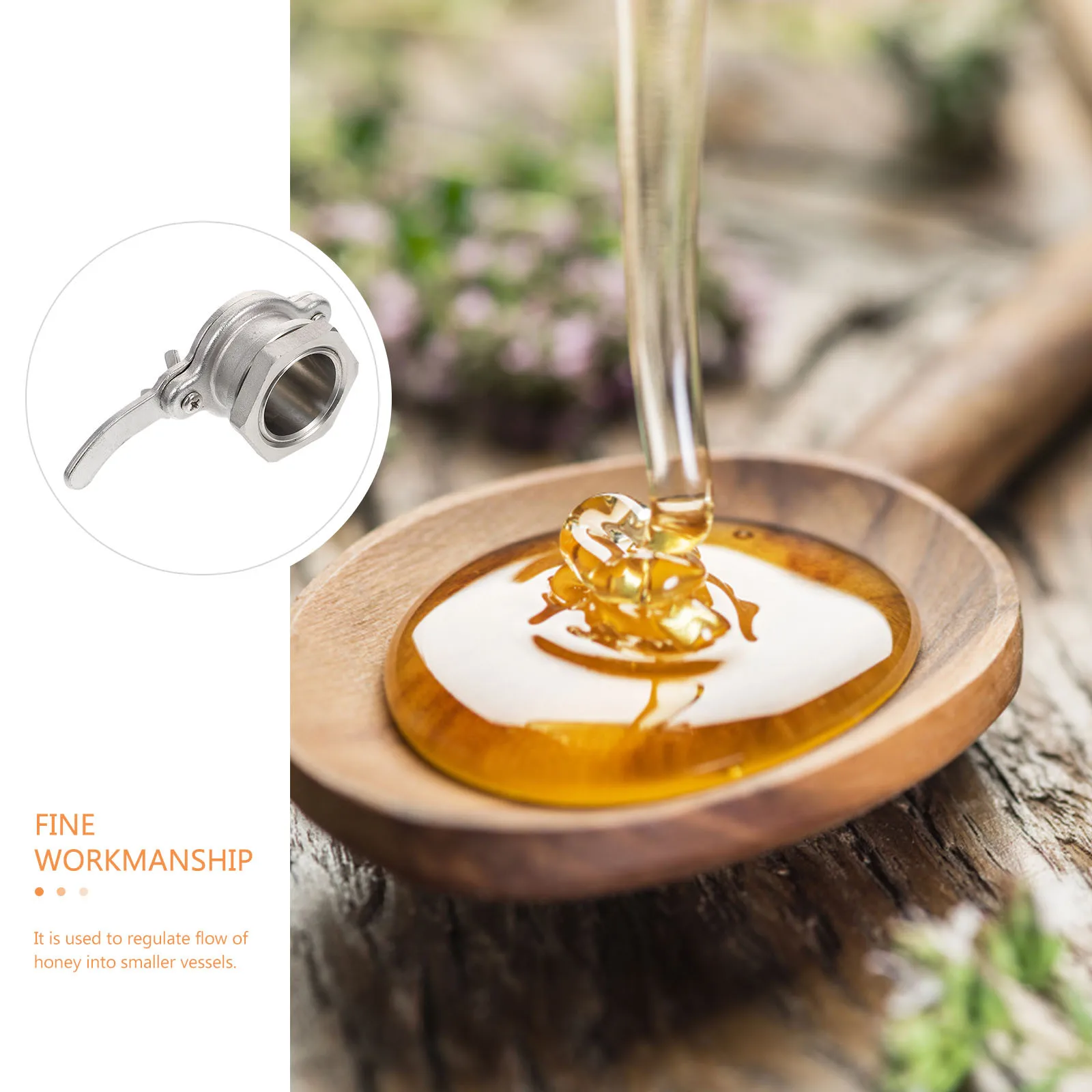 

1Pcs High Durability Honey Gate Valve Stainless Steel Honey Exit Beekeeping Tool Beekeeping Accessory Machine