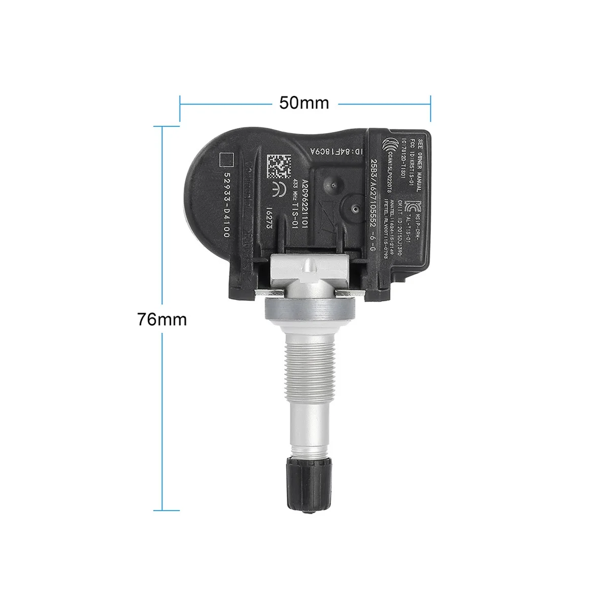 

4 шт./партия, датчик давления в шинах 52933D4100 52933-D4100 TPMS для Optima Sportage Sorento Genesis Ioniq Niro VELOSTER G90