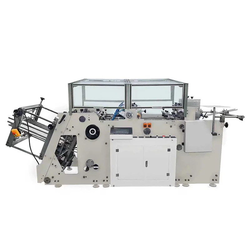 Multi-Function Paper Box Making Machine Automatic Hamburger Pizza Cake Lunch Box Forming Equipment Fast Food Packaging CE