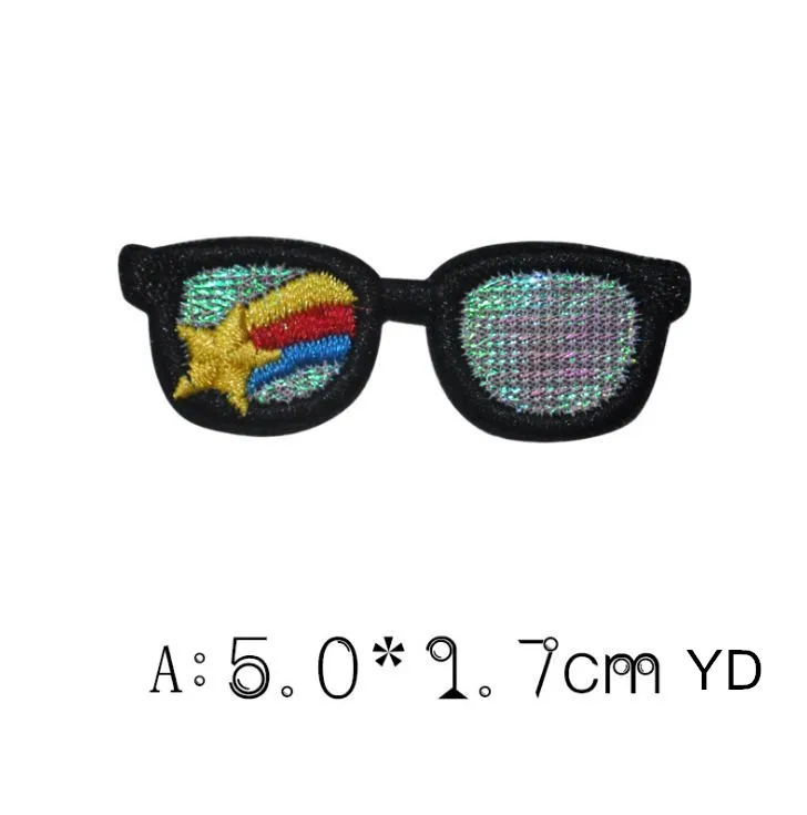 10 Pcs Rainbow Embroidered Patch Iron On Sew On Jeans Coat Tshirt Bag Shoe Hat Decor Repair Motif Emblem DIY Accessory