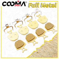 Bicycle Disc Brake Pads for FORMULA ORO K18 K24 PURO, for GIANT DA7 Caliper, 4 Pairs, Ultra Class, Full Metal