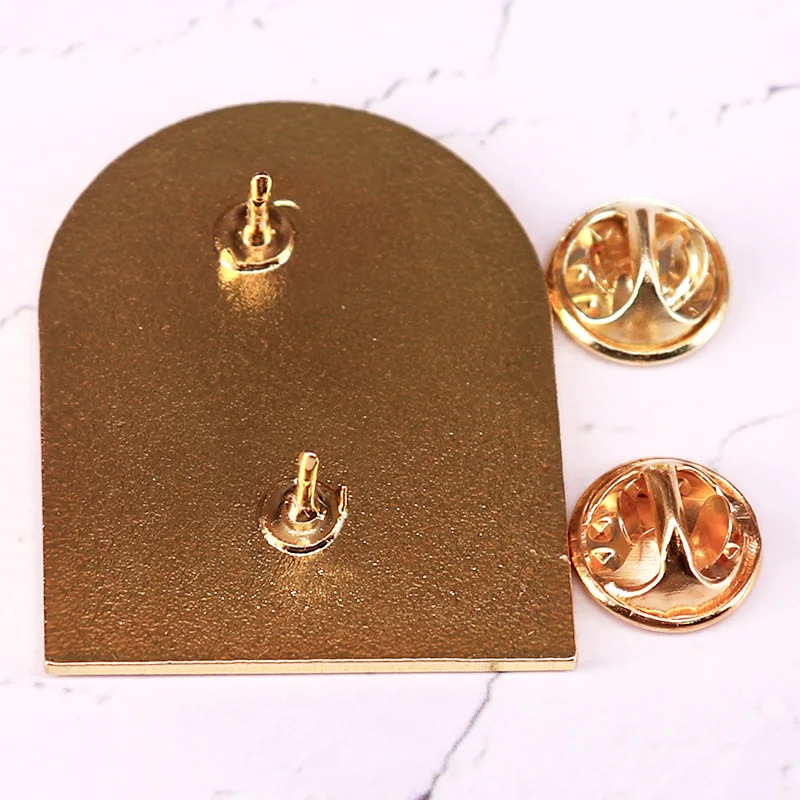 دبوس المينا الصلب لشارة الفن ، لا المعادن ، لا الجنازات ، ستة من الغربان ، هدية #2