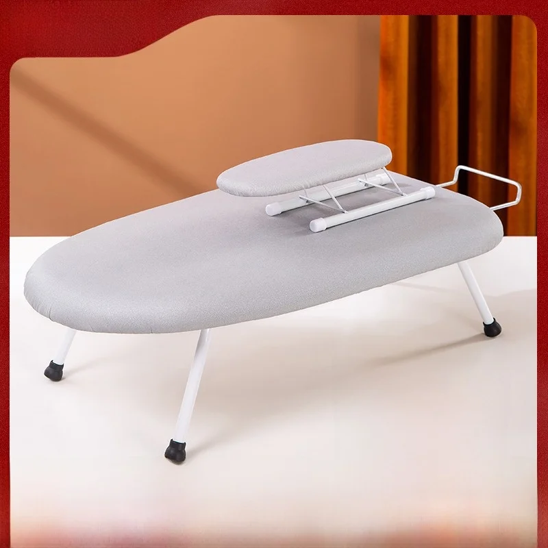 

New Ironing Board Compact Home Use Double Layer Ironing Board Small Iron Mat Board Clothes Hanger Rack Ironing Table