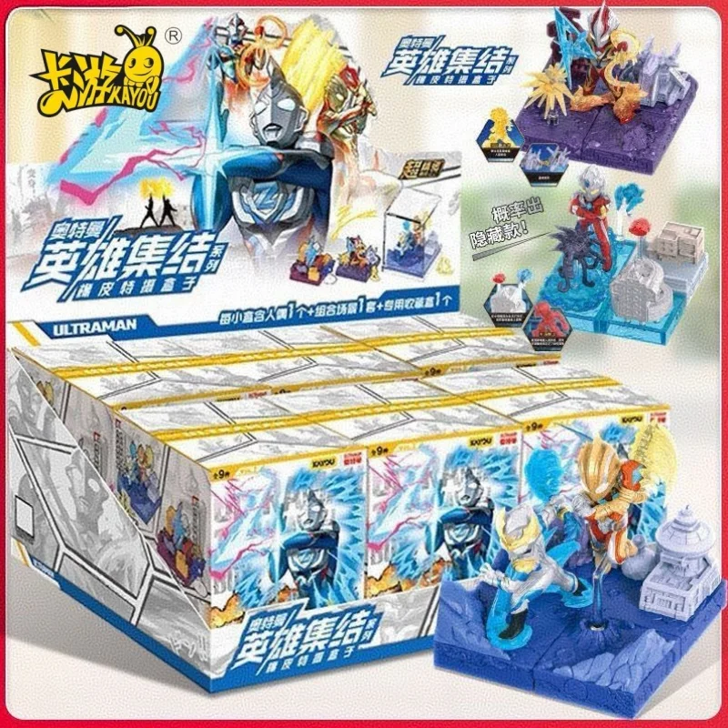 

Оригинальная резиновая фигурка Kayou Ultraman Kamen Rider Super Sentai, версия Time Vol.2, Тига Цянлуншэн Куга, коллекционная игрушка, подарок
