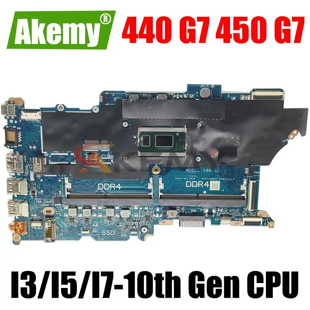 

For HP 440 G7 450 Motherboard DA0X8MMB6D0 6405U i3 i5 i7 10th Gen L78085-001 L78083-601 L97907-601 Pavilion 15-eg3000