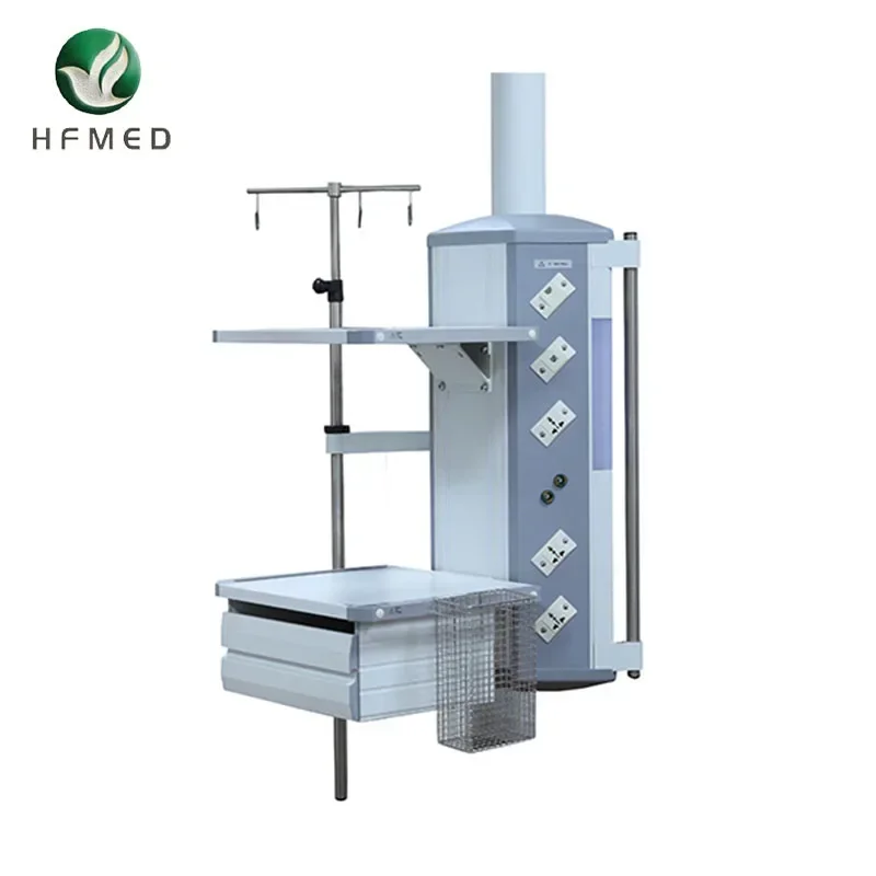 Hospital Operating Pendant Medical gas system Combination ICU Room Double Arm Ceiling Bridge for Sale