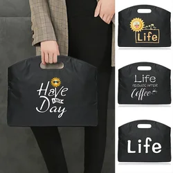 Fashion Briefcase Laptop Bag Case for MacBook Air 13 Trend Handbags Light Business Briefcase Food Printing Tote Document Bag