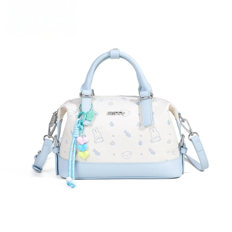 

Miffy Shoulder Crossbody Bag 23.5*10.5*4cm Cute Embossed Handbag Miffy Series High Quality Bag